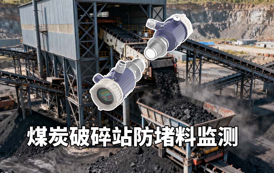 煤炭破碎站防堵料监测实时监测及时报警