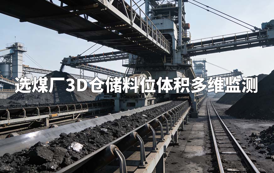 选煤厂3D仓储料位体积多维监测