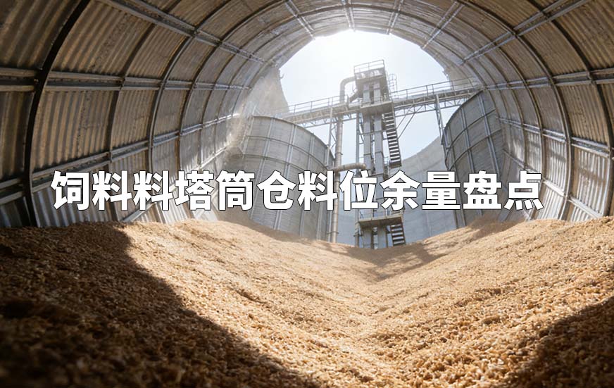 饲料料塔筒仓料位余量盘点