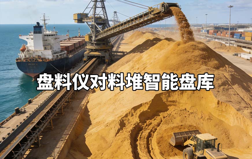 盘料仪对料堆智能盘库