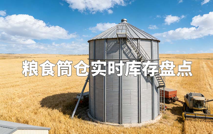 粮食筒仓实时库存盘点