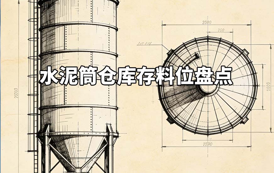 水泥筒仓库存料位盘点