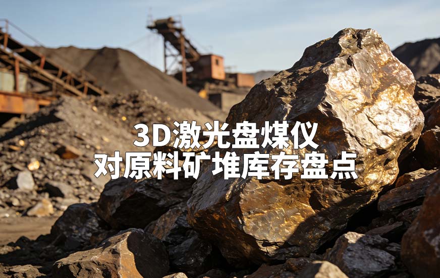 3D激光盘煤仪如何对原料矿堆库存盘点
