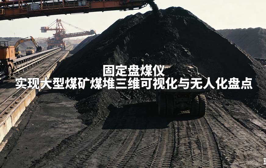 固定盘煤仪实现大型煤矿煤堆三维可视化与无人化盘点