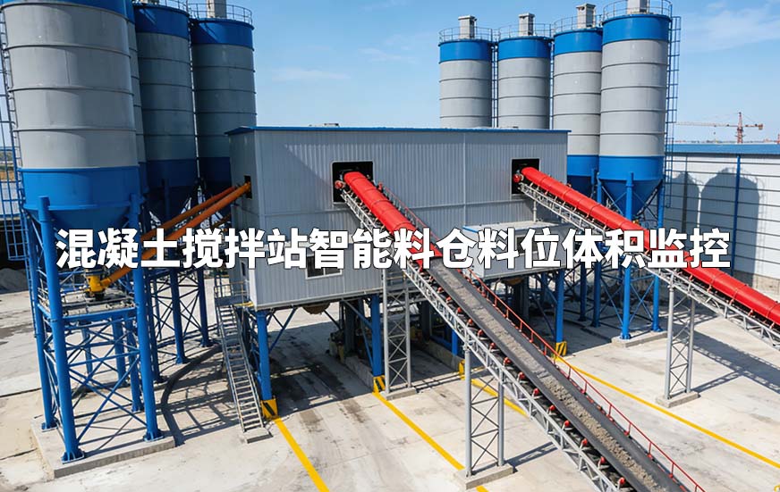 混凝土搅拌站智能料仓料位体积监控