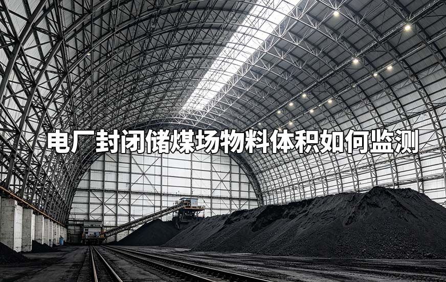电厂封闭储煤场物料体积如何监测