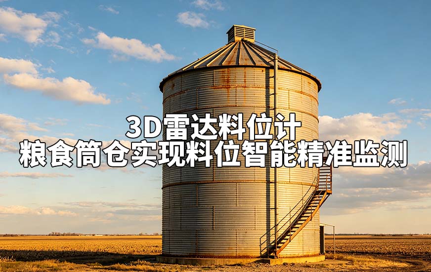 3D雷达料位计赋能粮食筒仓实现料位智能精准监测