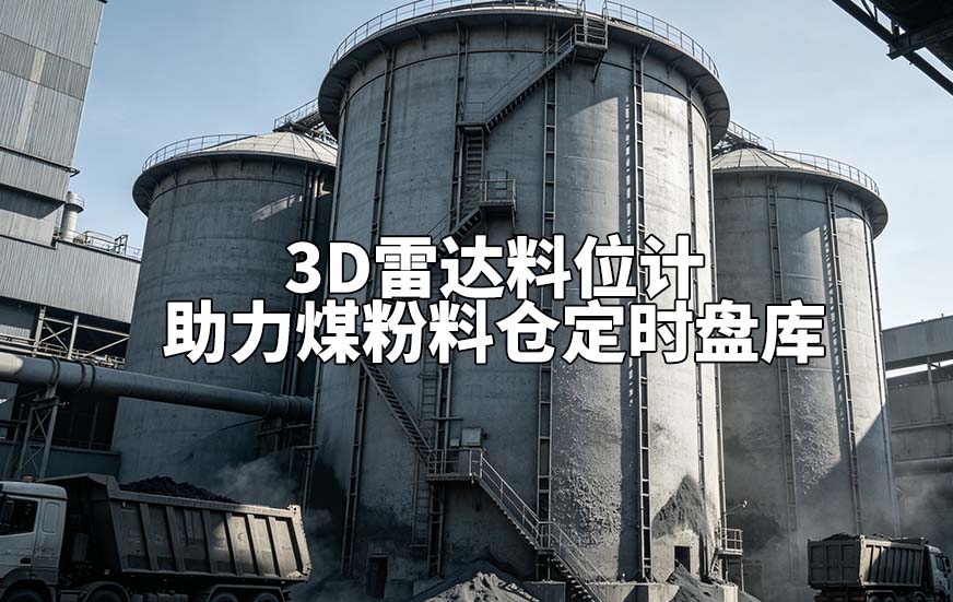 3D雷达料位计助力煤粉料仓定时盘库