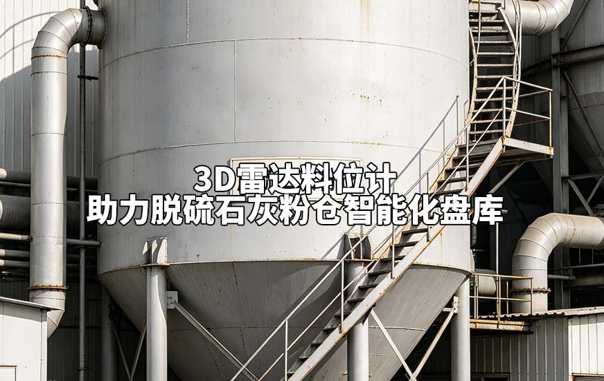 3D雷达料位计助力脱硫石灰粉仓智能化盘库