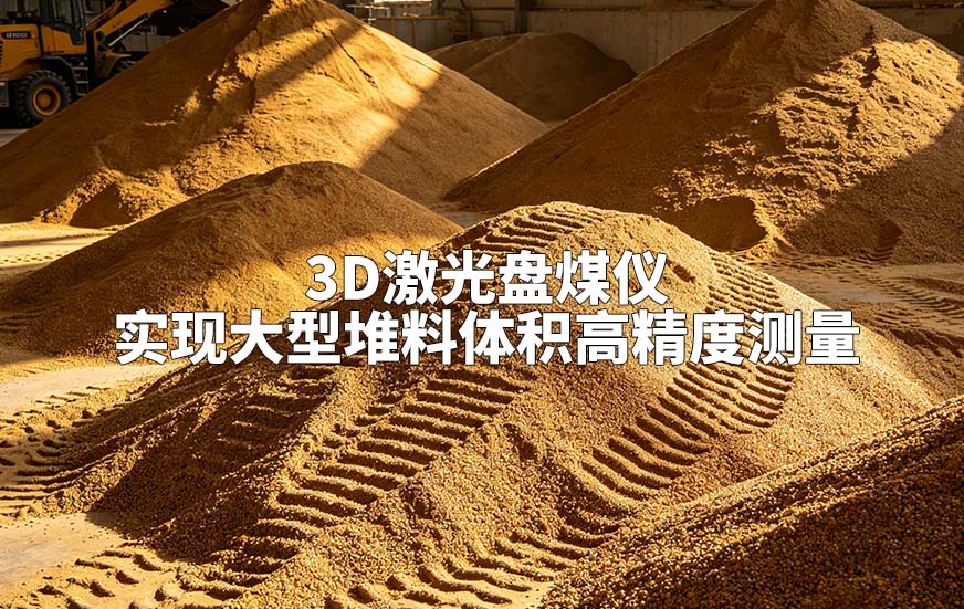 3D激光盘煤仪实现大型堆料体积高精度测量 3D激光盘煤仪实现大型堆料体积高精度测量