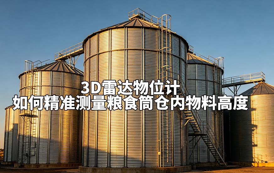 3D雷达物位计如何精准测量粮食筒仓内物料高度