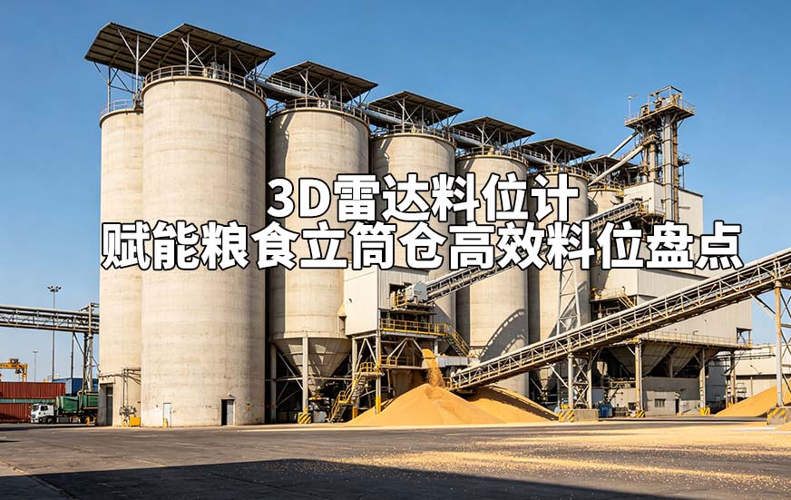 3D雷达料位计赋能粮食立筒仓高效料位盘点