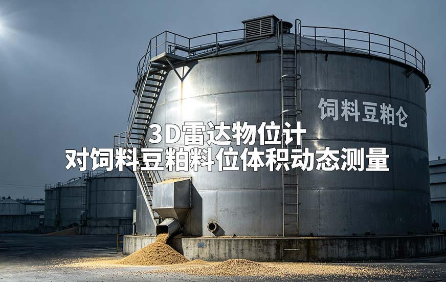3D雷达物位计对饲料豆粕料位体积动态测量 3D雷达物位计对饲料豆粕料位体积动态测量