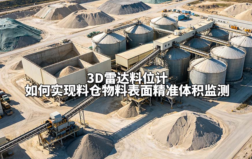 3D雷达料位计如何实现料仓物料表面精准体积监测 3D雷达料位计如何实现料仓物料表面精准体积监测