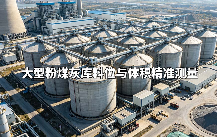 大型粉煤灰库料位与体积精准测量