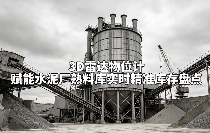 3D雷达物位计赋能水泥厂熟料库实时精准库存盘点 3D雷达物位计赋能水泥厂熟料库实时精准库存盘点