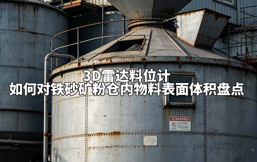 3D雷达料位计如何对铁砂矿粉仓内物料表面体积盘点 3D雷达料位计如何对铁砂矿粉仓内物料表面体积盘点