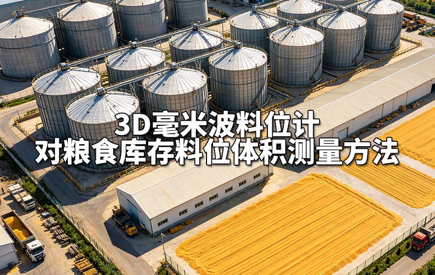 3D毫米波料位计对粮食库存料位体积测量方法