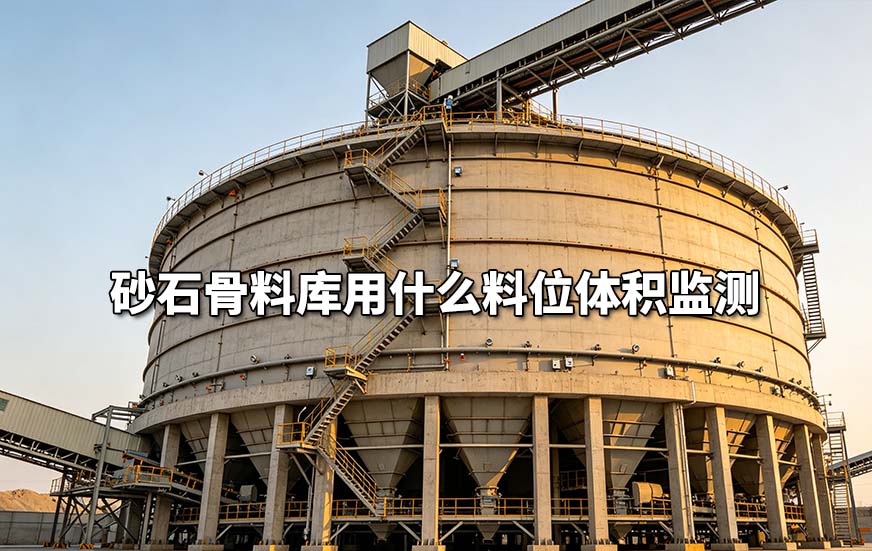 砂石骨料库用什么料位体积监测