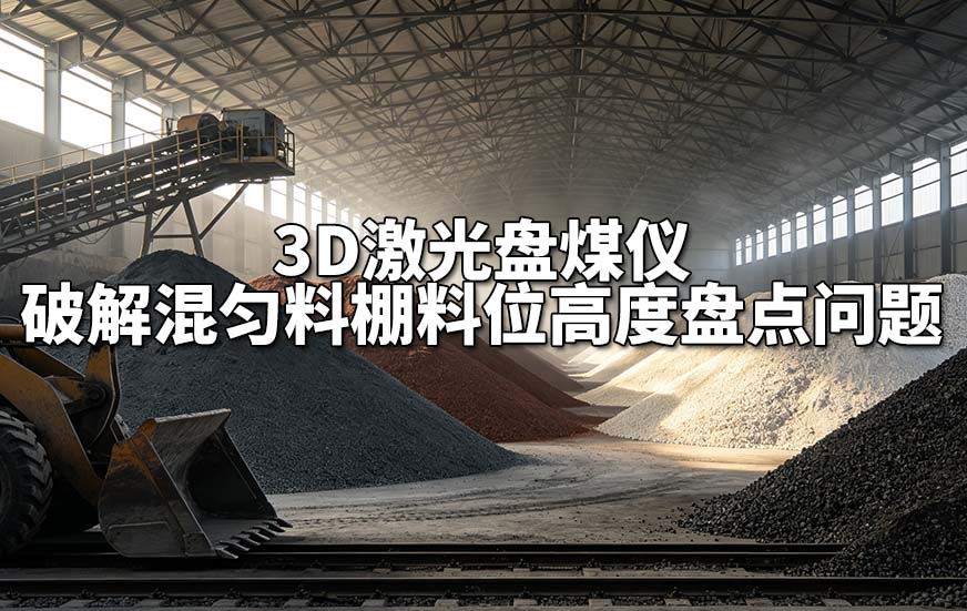 3D激光盘煤仪破解混匀料棚料位高度盘点问题