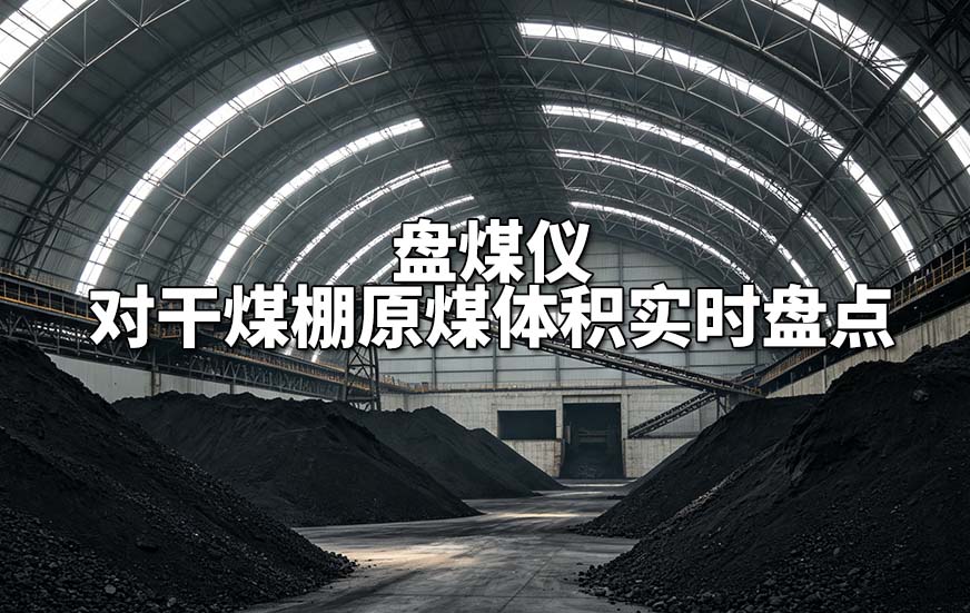 盘煤仪对干煤棚原煤体积实时盘点