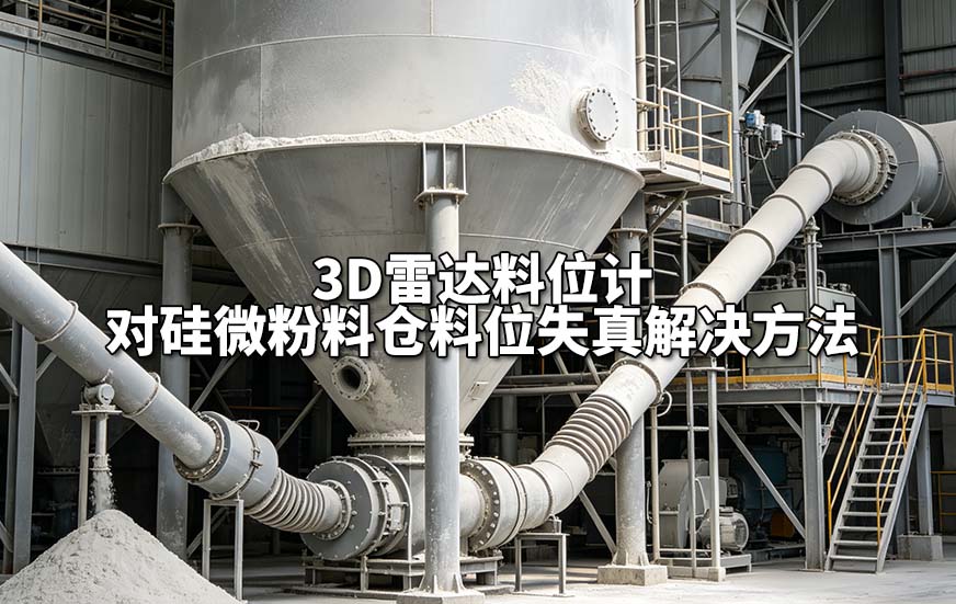 3D雷达料位计对硅微粉料仓料位失真解决方法 3D雷达料位计对硅微粉料仓料位失真解决方法