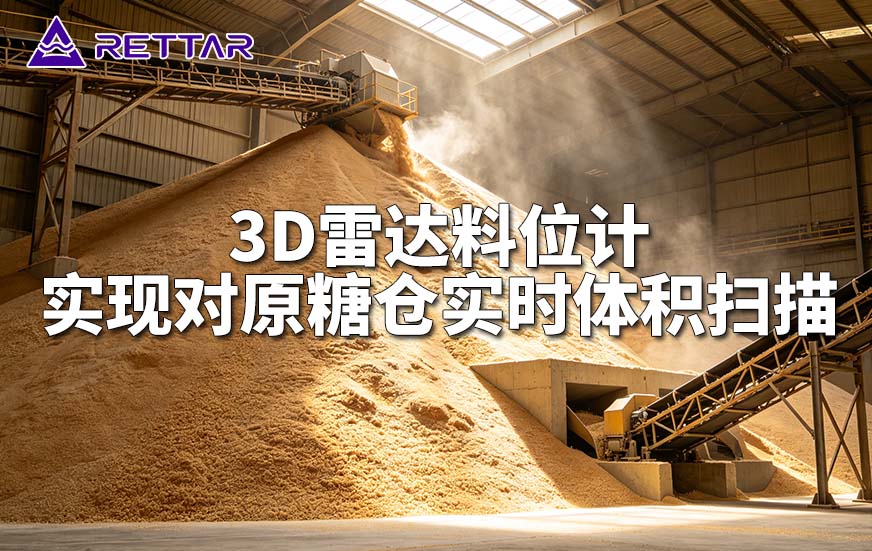 3D雷达料位计实现对原糖仓实时体积扫描 3D雷达料位计实现对原糖仓实时体积扫描