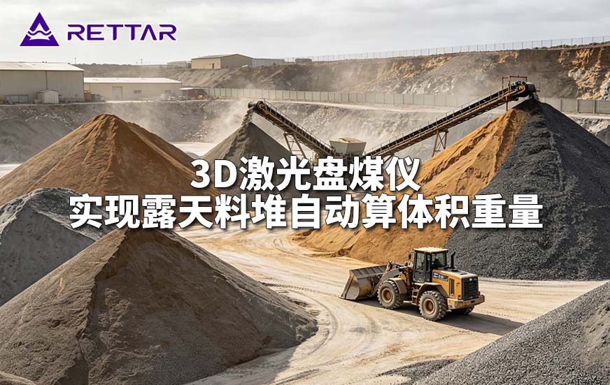 3D激光盘煤仪实现露天料堆自动算体积重量 3D激光盘煤仪实现露天料堆自动算体积重量