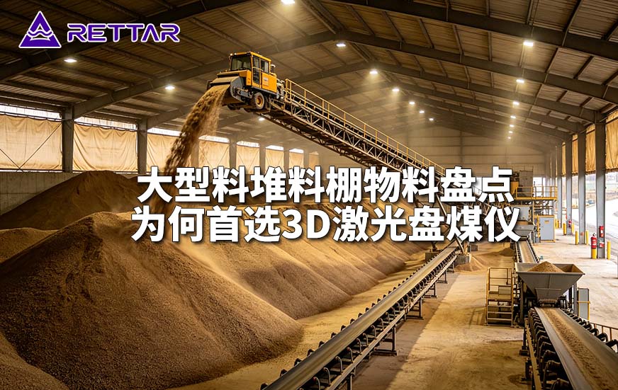 大型料堆料棚物料盘点为何首选3D激光盘煤仪