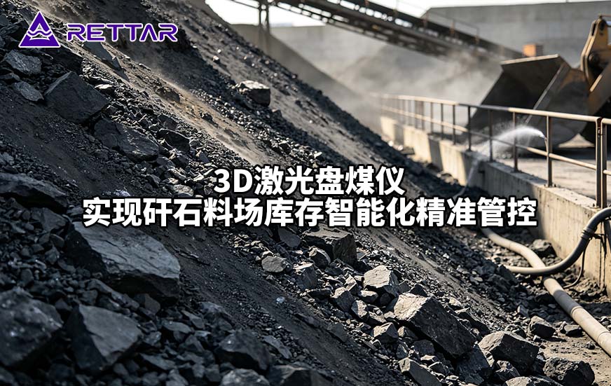 3D激光盘煤仪实现矸石料场库存智能化精准管控